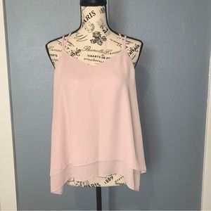 Maurice’s Tank Top Size Small Mauve Pink Flowy
